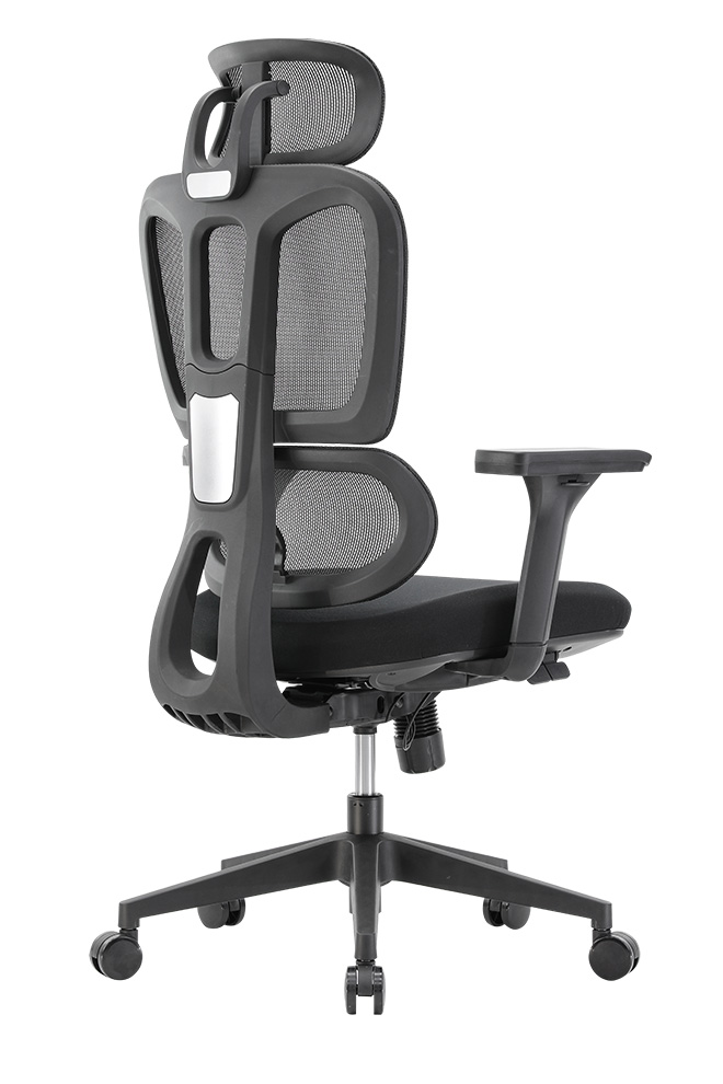 BH01SGC 班赫人體工學椅 - 後側面135 度視角