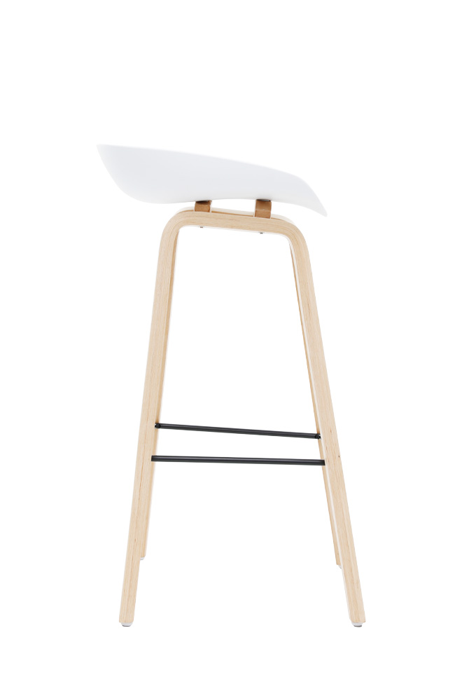 CW01 卡瓦高吧椅 - 後側面135 度視角