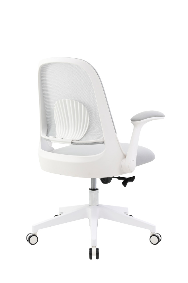 LM02TG 琉明扶手網椅 - 後側面135 度視角