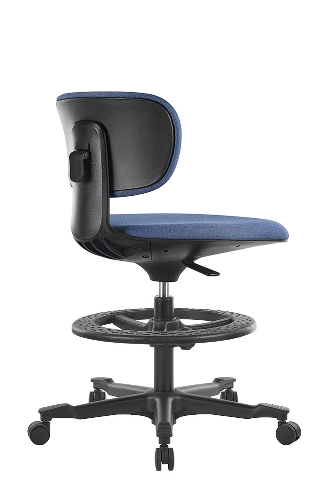 OW03OG 歐文吧台椅 - 後側面135 度視角