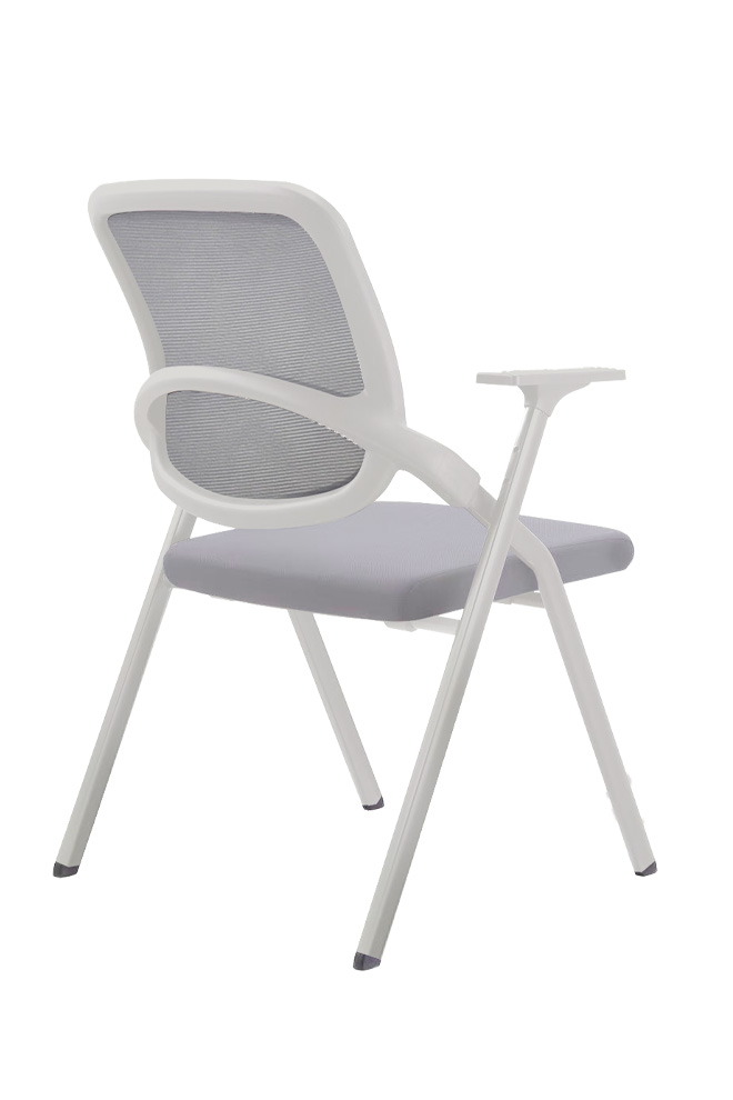 TU08-G 泰沃上課椅灰框 - 後側面135 度視角