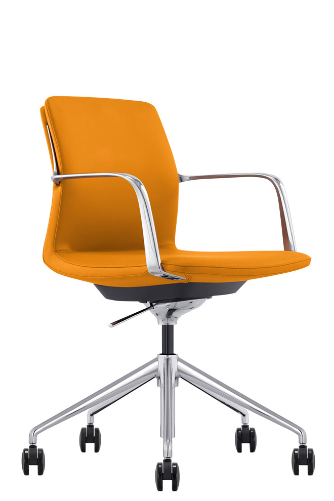 FU02GA 芙羽會議椅 - 側面 45 度視角