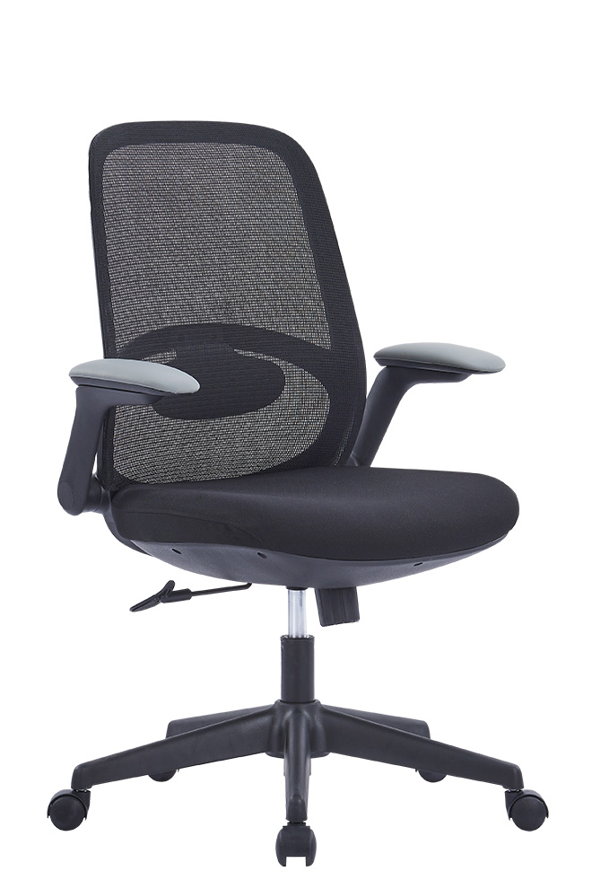 LE02STG 羅伊辦公網椅 - 側面 45 度視角