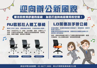 AU01歐若拉人體工學椅 LD02TG扶手辦公椅