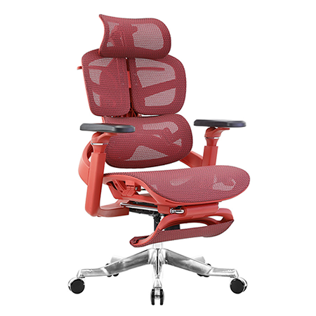 艾因人體工學全網椅紅色