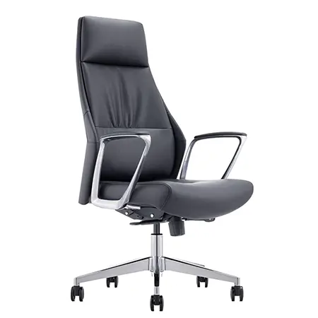 海奎主管皮椅.黑半牛