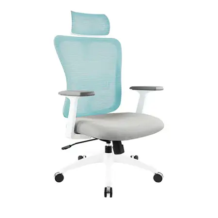 KU01STG-W 科爾高背主管椅.白框