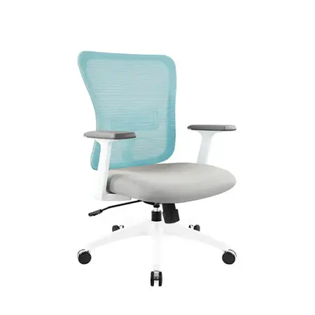 KU02STG-W 科爾扶手網椅.白框