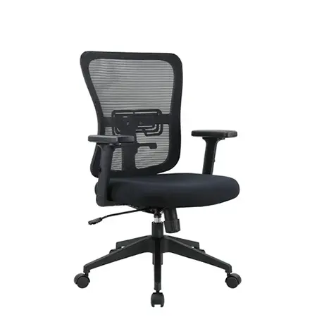 科爾中背扶手網椅