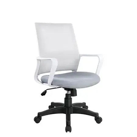 LB02TG 藍博扶手網椅灰白框