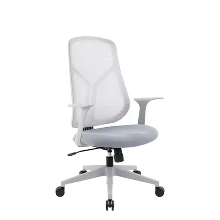 尼歐扶手網椅灰框